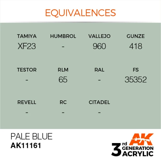PALE BLUE – STANDARD