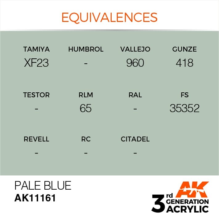 PALE BLUE – STANDARD
