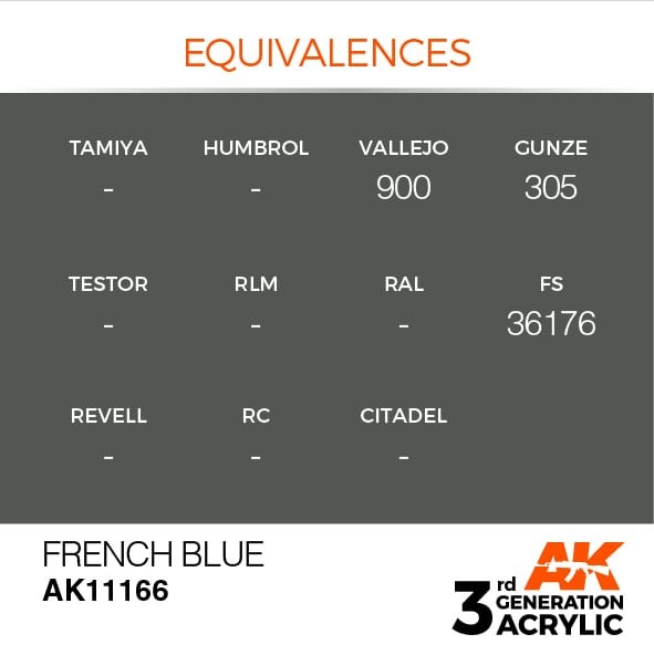 FRENCH BLUE – STANDARD