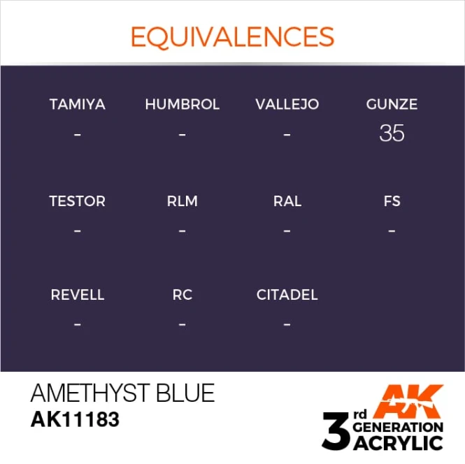 AMETHYST BLUE – STANDARD
