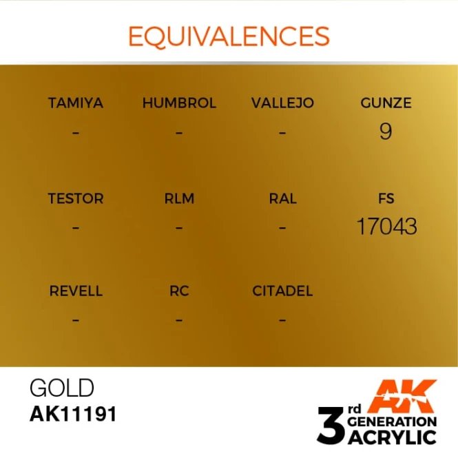 Gold – Metallic AK11191