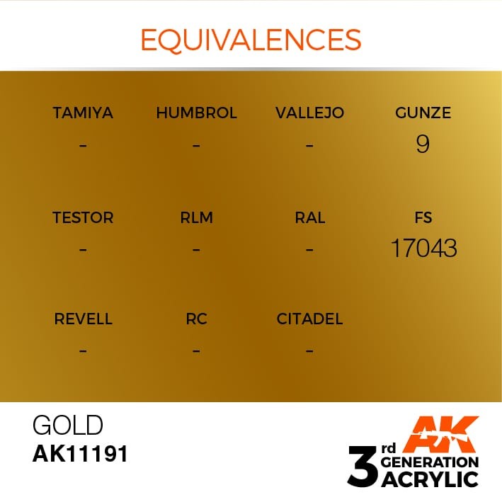 Gold – Metallic AK11191