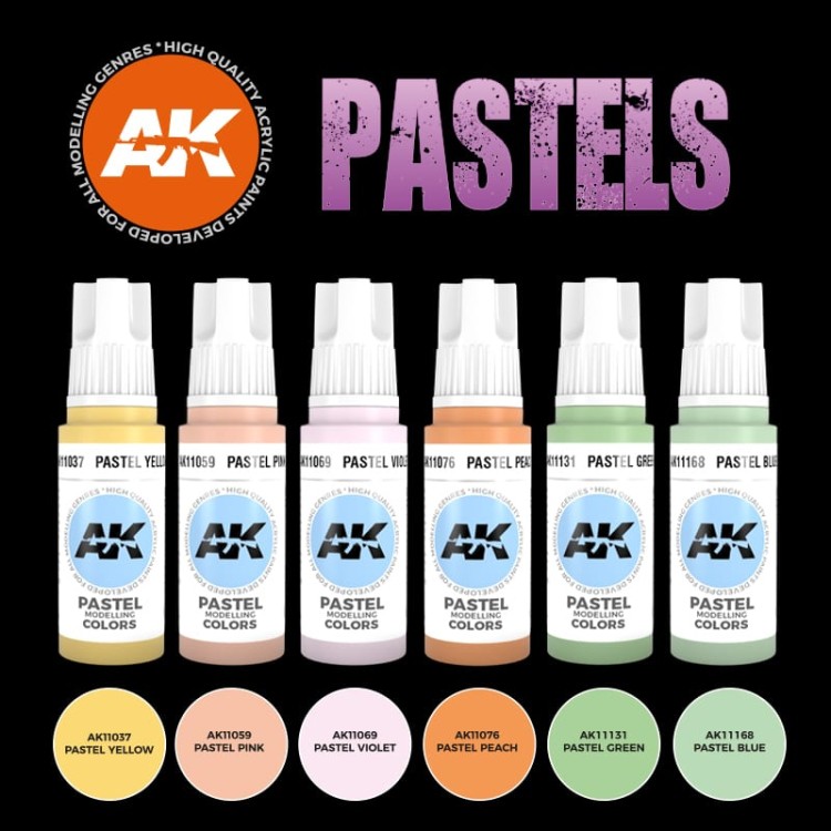 PASTELS COLORS SET