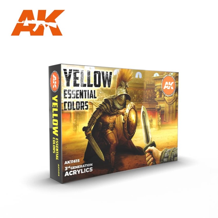 YELLOW ESSENTIAL COLORS 3GEN SET