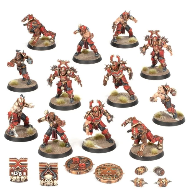 Khorne Blood Bowl Team: The Skull-Tribe Slaughtere
