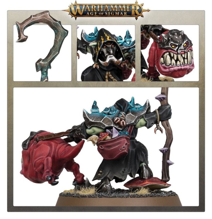 Gloomspite Gitz: Squigboss With Gnasha-Squig