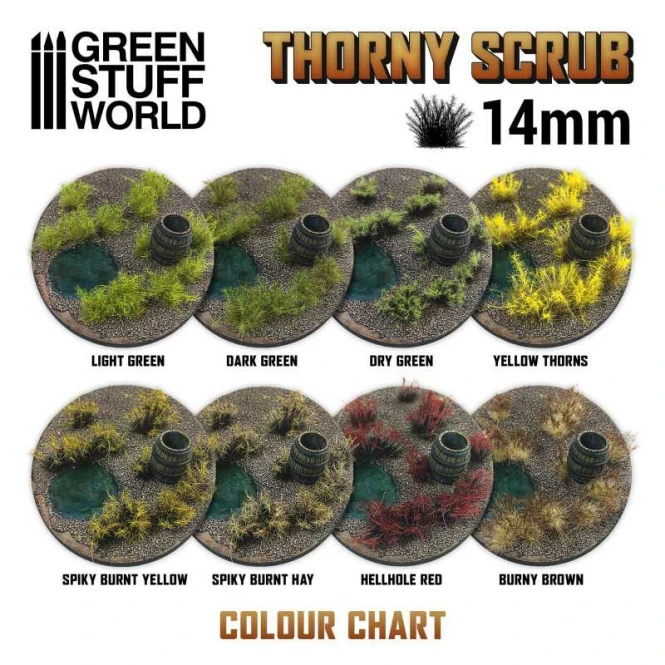 Thorny Scrubs - Dry Green