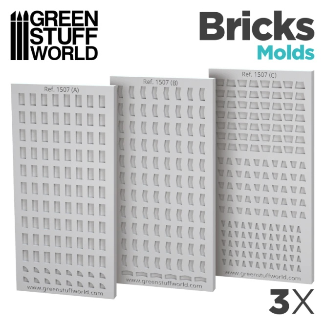 Silicone Molds - Bricks