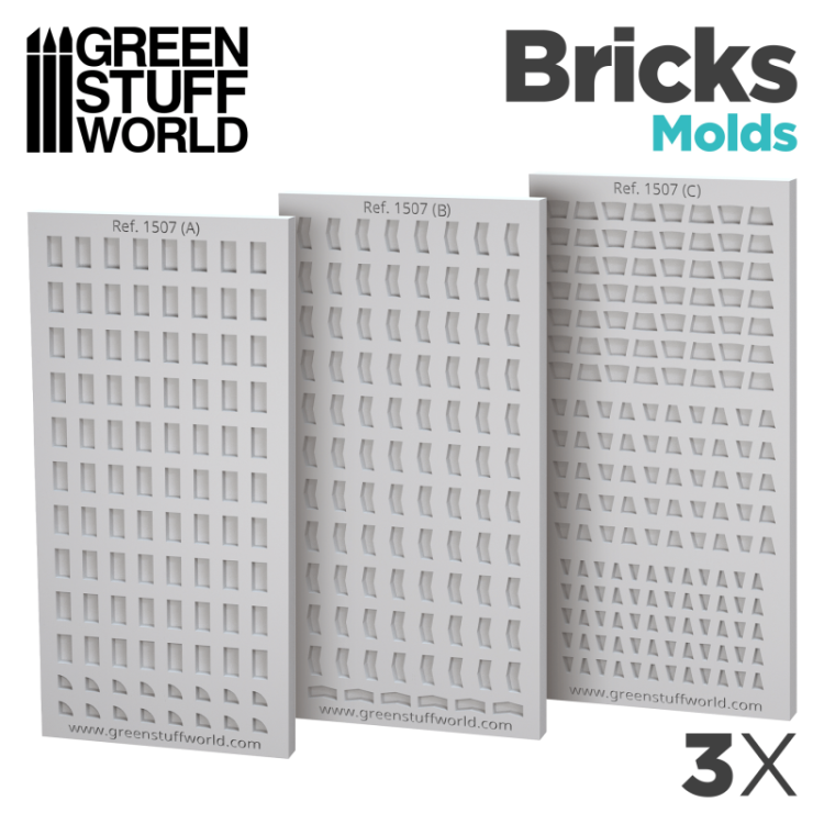 Silicone Molds - Bricks