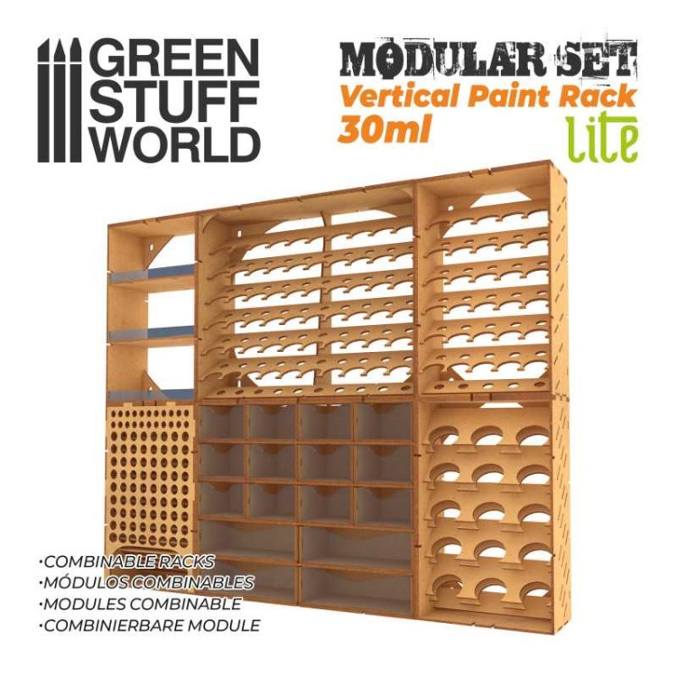 Pionowy organizer na farby pojemniki 30ml x 15 szt