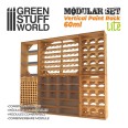 Pionowy organizer na farby pojemniki 60ml x 12 szt