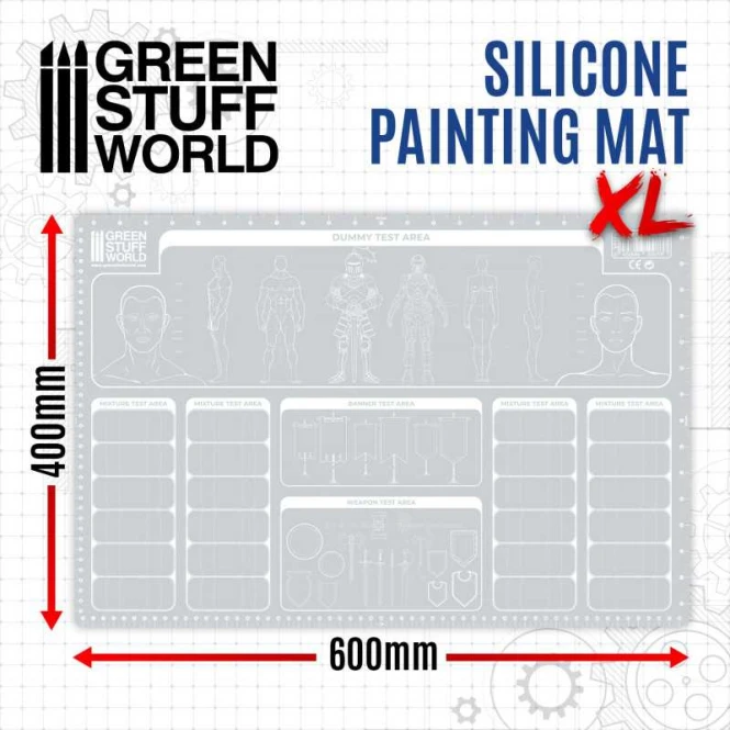 Silikonowa Mata Malarska 600x400mm