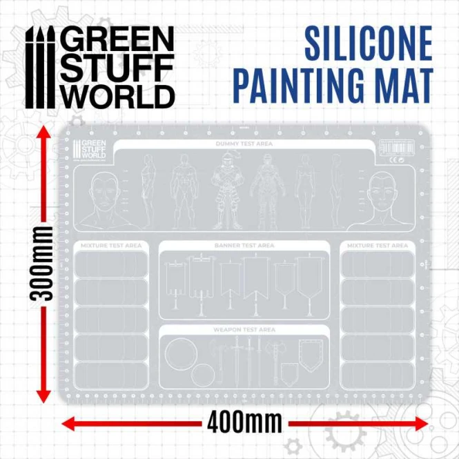 Silikonowa Mata Malarska 400x300mm