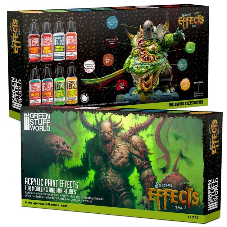 Green Stuff World Paint Set -Special Effects Vol.1