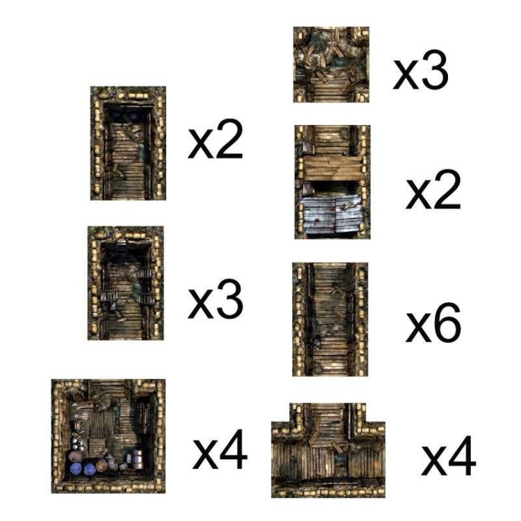 Okopy Trenches - Neoprene Terrain Set
