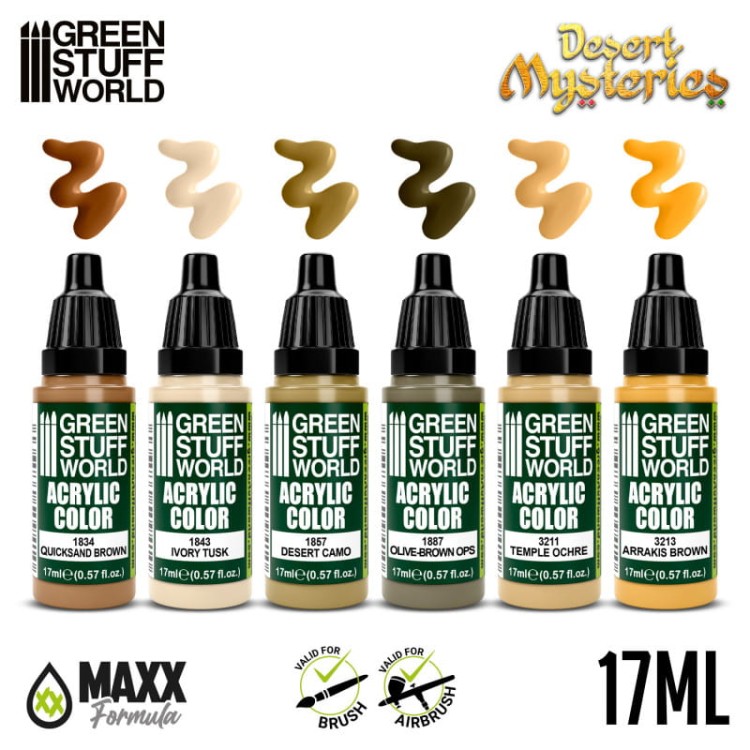 Green Stuff World Paint Set -Desert Mysteries