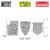3D printed set - Old World Medieval Shields