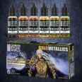 Green Stuff World Metallic Paint Set - Gold