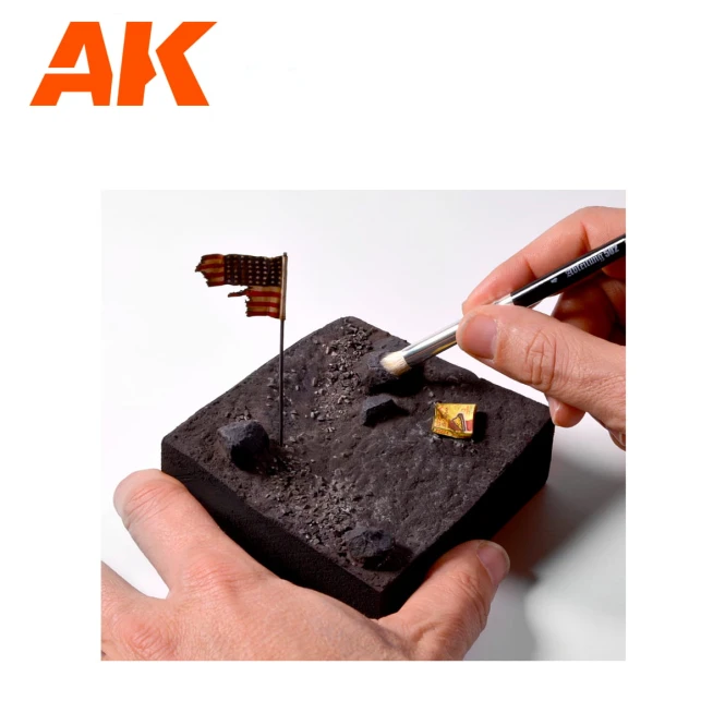 AK-Interactive Zestaw pędzli DRY 4 BRUSHES SET