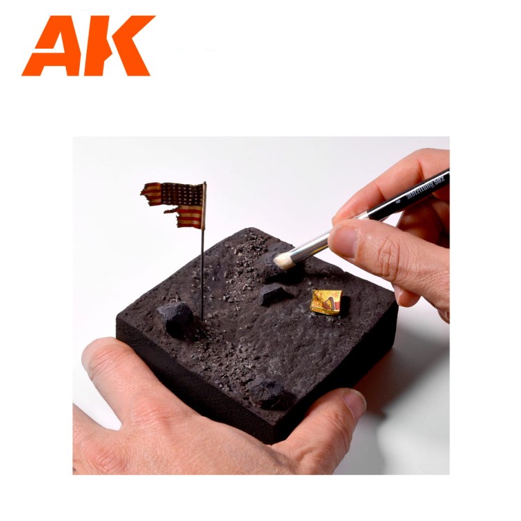 AK-Interactive Zestaw pędzli DRY 4 BRUSHES SET
