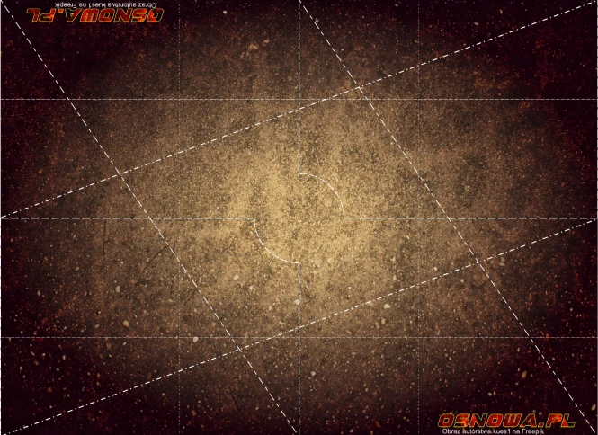 Mata Scorched earth  44”x60” gumowa - jednostronna