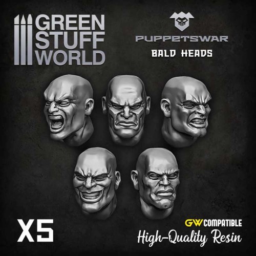 Bald heads odlew żywiczny Puppetswar