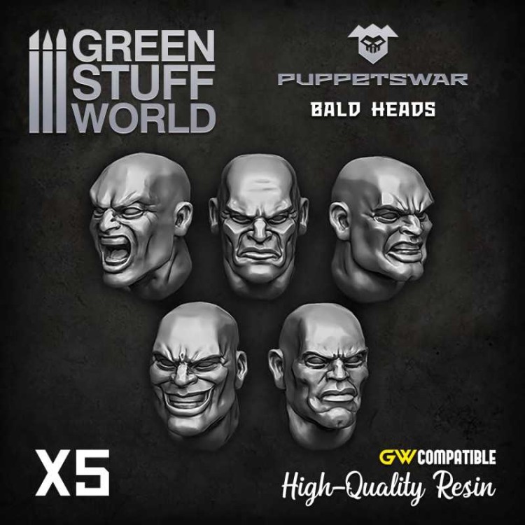 Bald heads odlew żywiczny Puppetswar