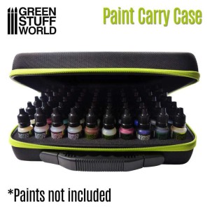 Case with foam with 60 holes for paint pots