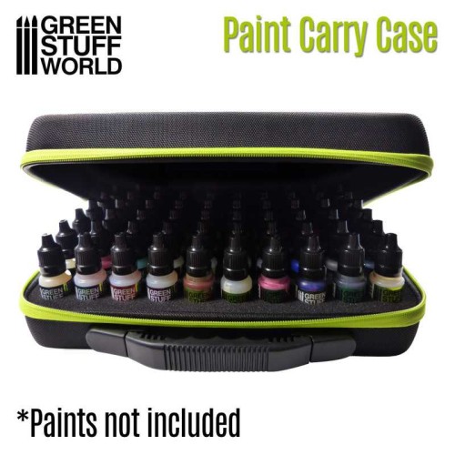 Case with foam with 60 holes for paint pots