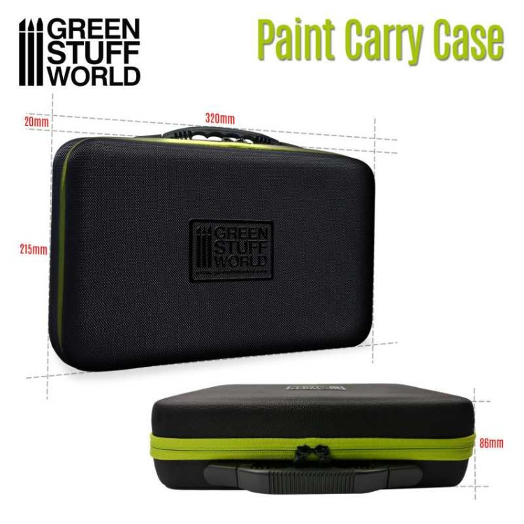 Case with foam with 60 holes for paint pots