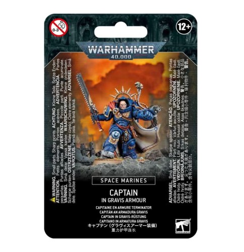 Space Marines Primaris Captain In Gravis Armour