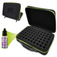 Case with foam with 60 holes for paint pots