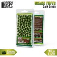 Static Grass Tufts 6 mm - Dark Green