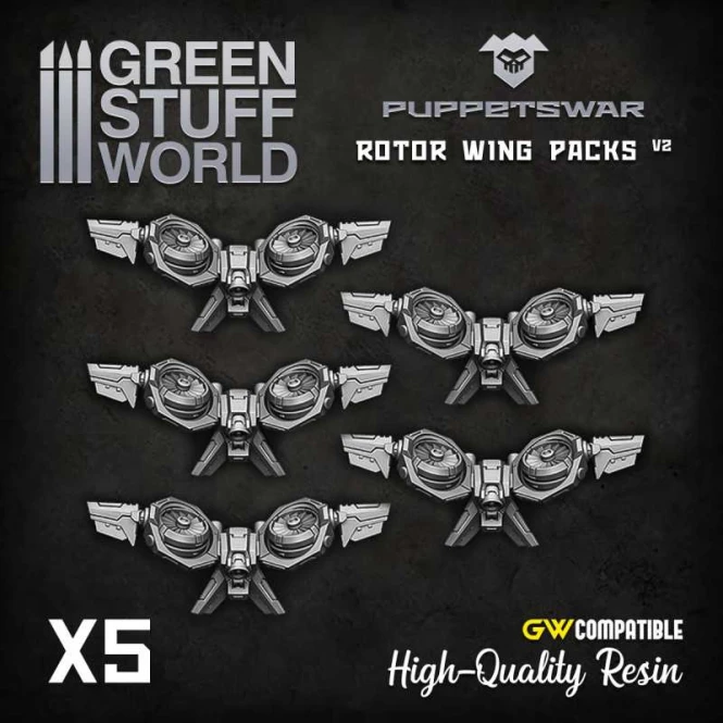 Green Stuff World  PUPPETSWAR Rotor Wings X122