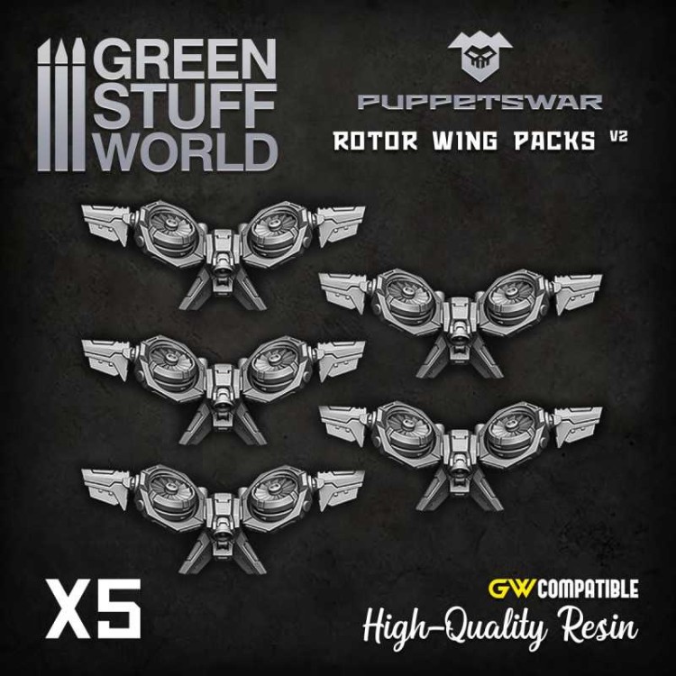Green Stuff World  PUPPETSWAR Rotor Wings X122