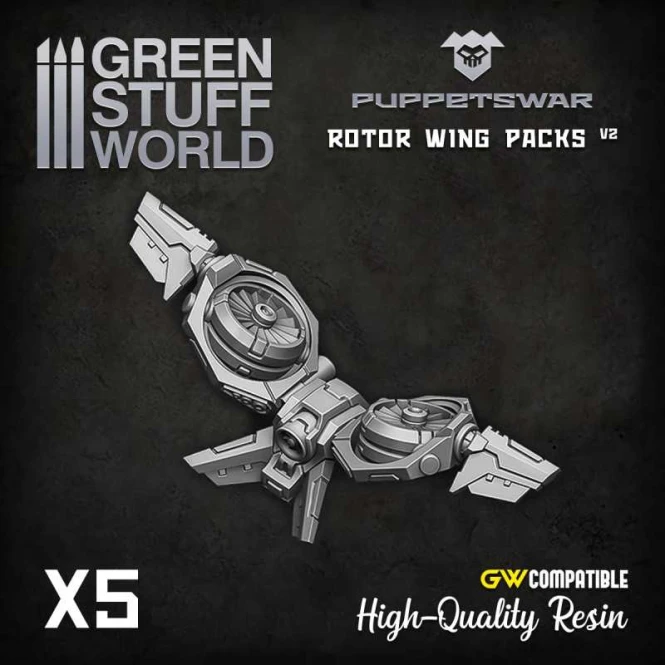 Green Stuff World  PUPPETSWAR Rotor Wings X122