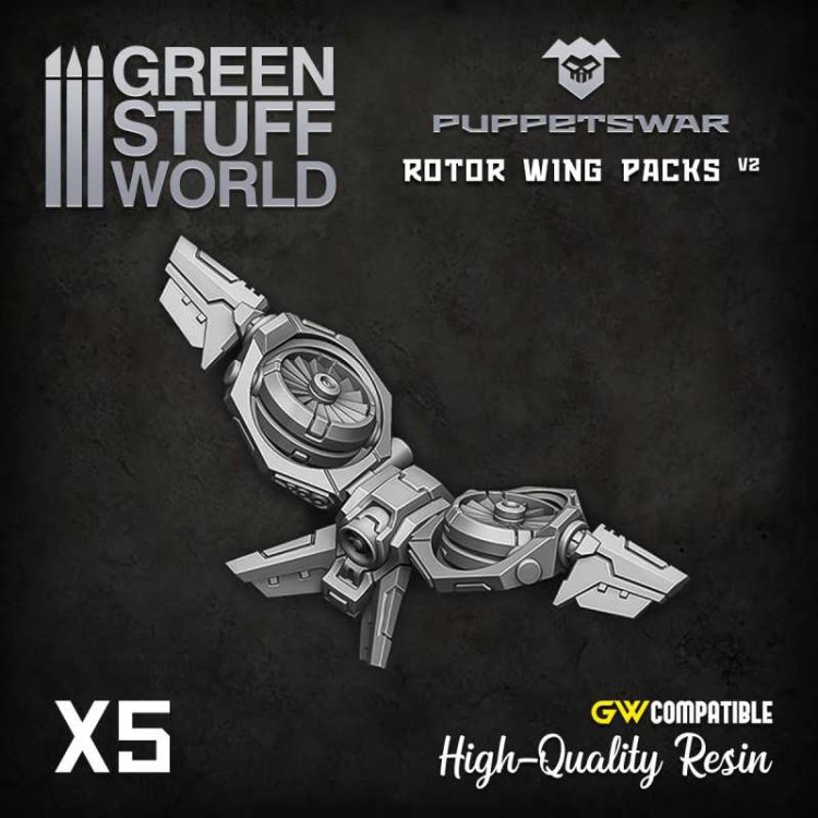 Green Stuff World  PUPPETSWAR Rotor Wings X122