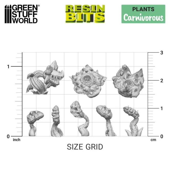 3D printed set - Carnivorous Plants