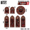 Demonic Stained Glass - Large