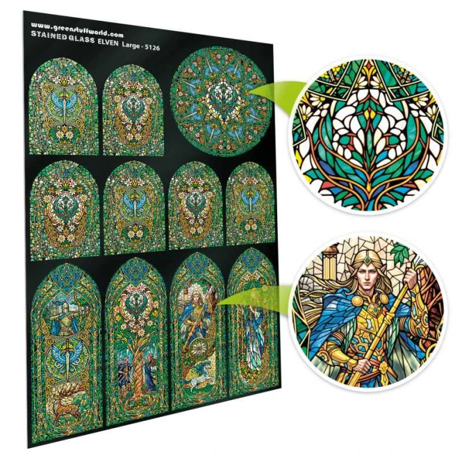 Elven Stained Glass - Large