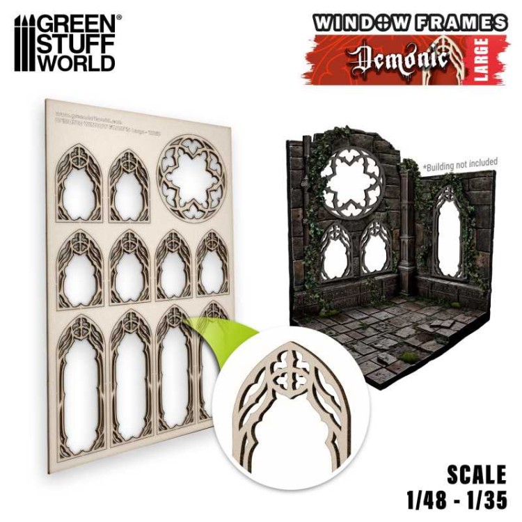 Demonic Miniature Windows - Large