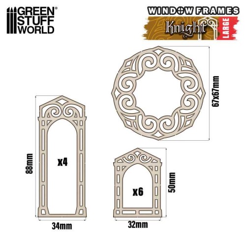 Knight Miniature Windows - Large