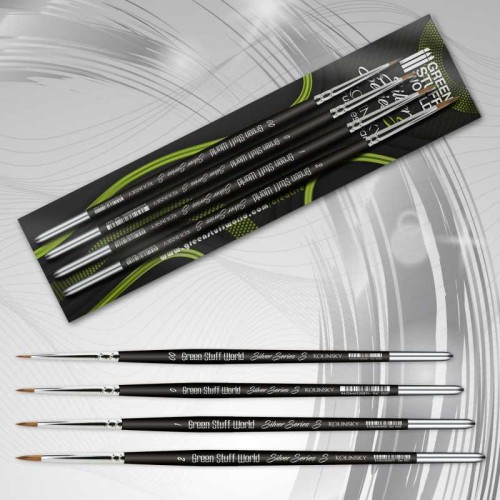 SILVER SERIES S Kolinsky Brush Set