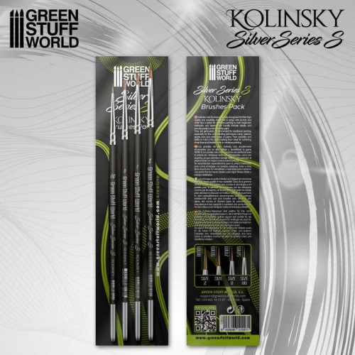 SILVER SERIES S Kolinsky Brush Set