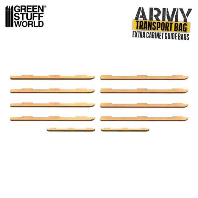 Extra rails for Miniatures Carrying Case