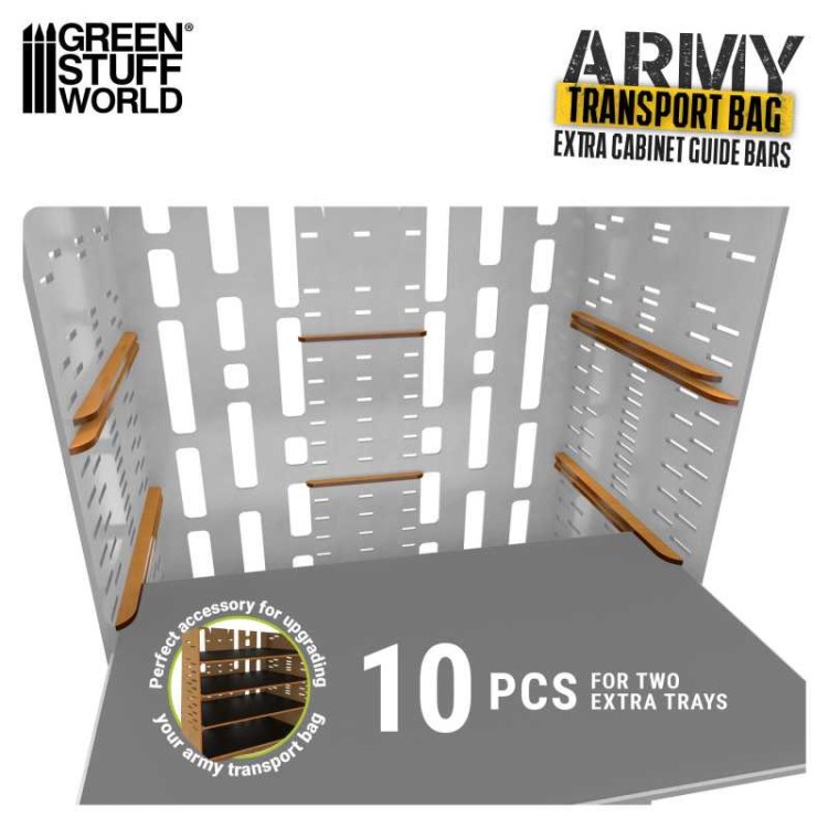Extra rails for Miniatures Carrying Case