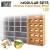 Pionowy organizer na farby pojemniki 30ml x 15 szt
