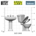 3D Printed Set - Toilet and WC