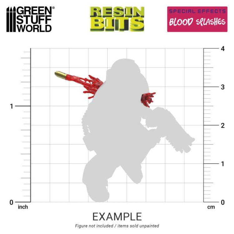 3D printed set - Blood Splashes Effect