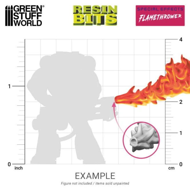3D printed set - Flamethrower Effect